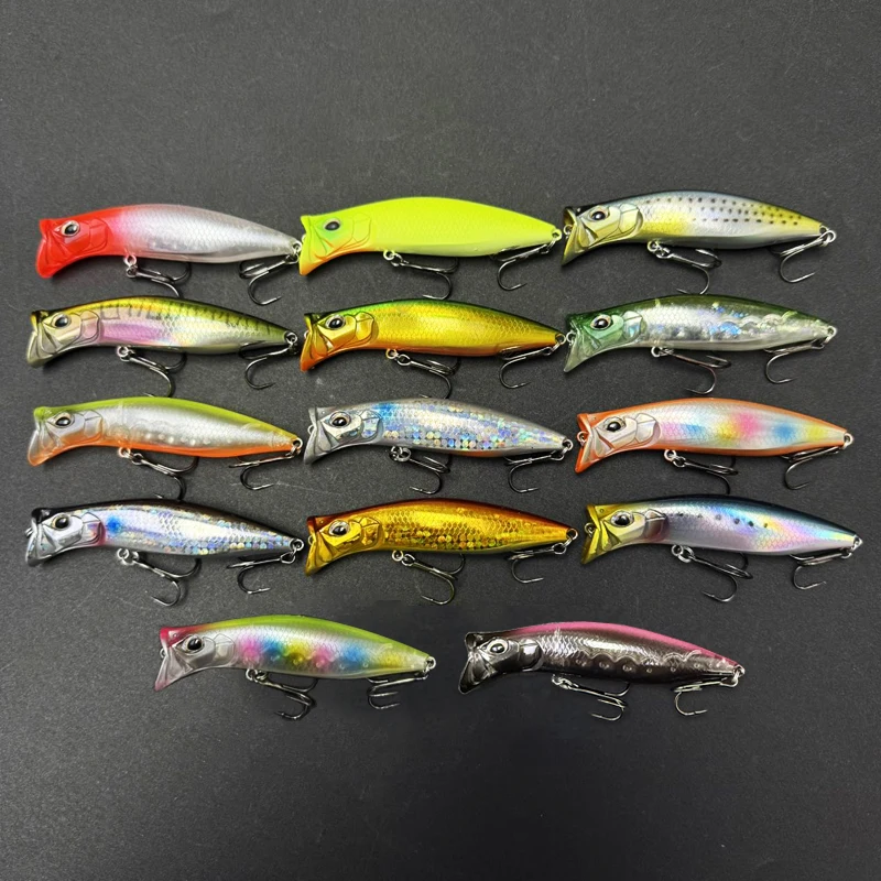 Cheery 80mm 12G Topwater Whopper Popper ABS Popper Lure - view 11