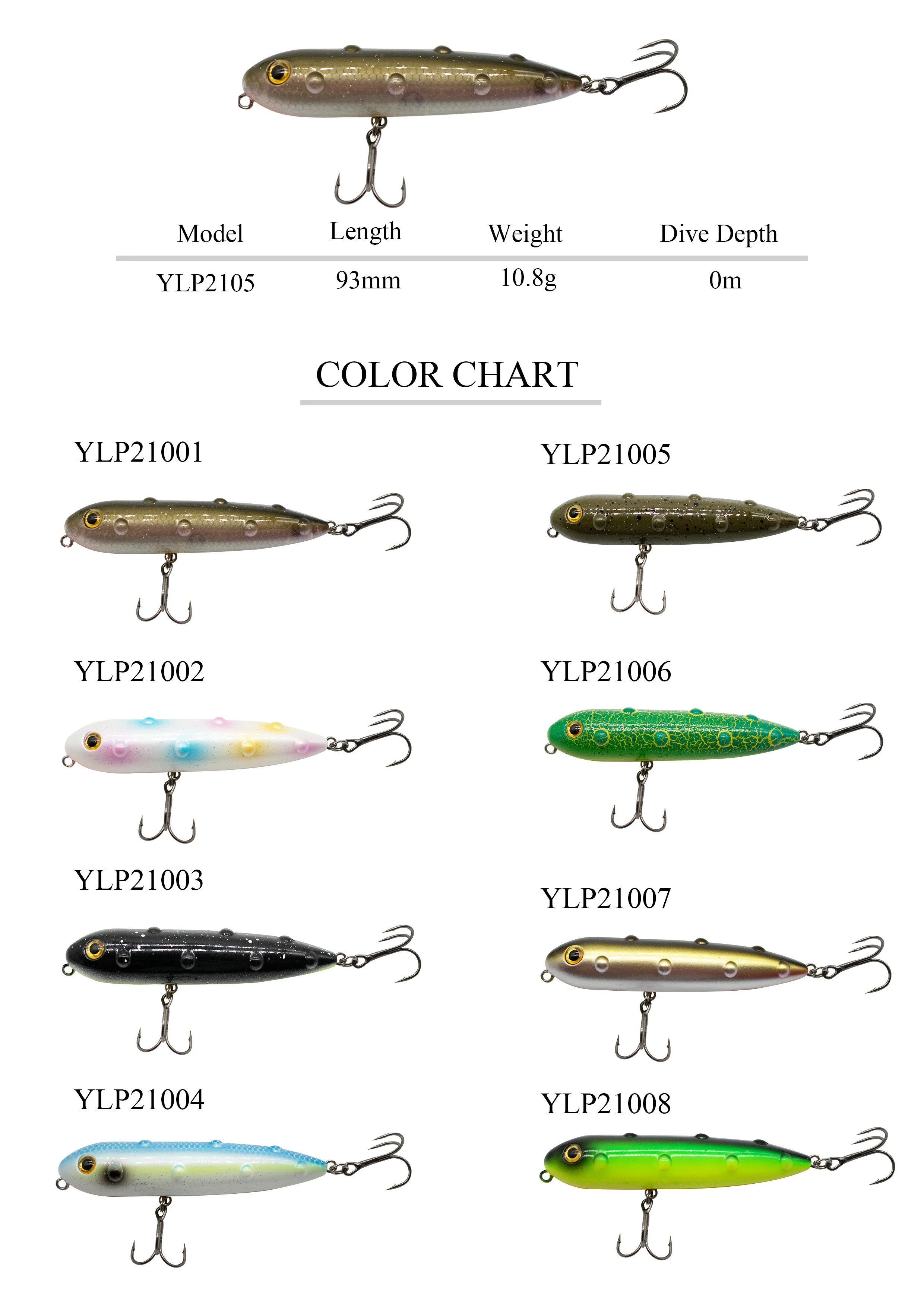 Bubble Fishing Freshwater 3D Eyes 60mm Metal, Plastic, ABS Jerkbait - view 9