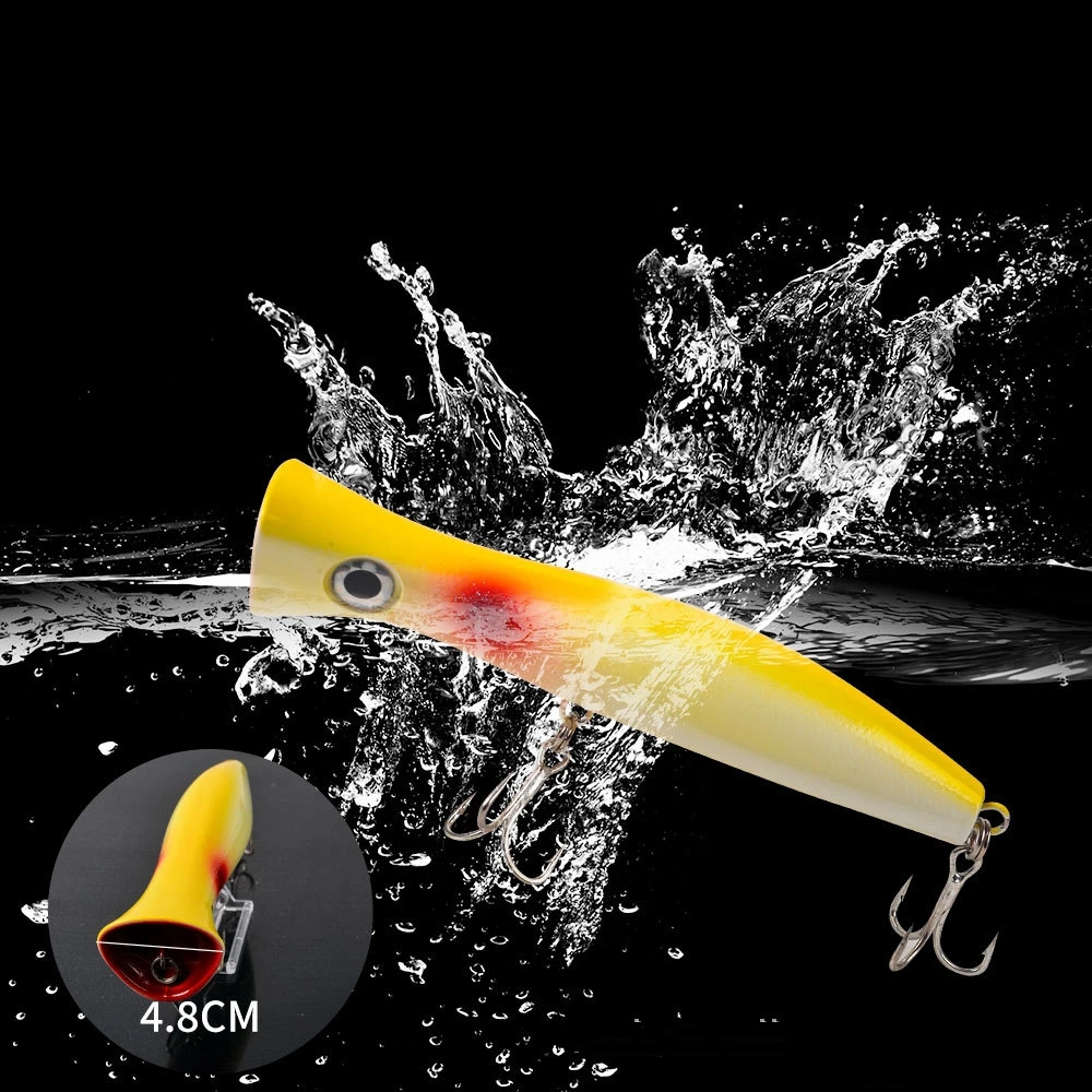 Cheery New OEM Topwater Popper Lure ABSPlastic Popper Lure - view 5