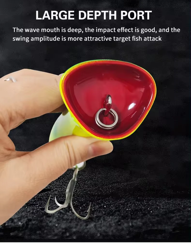 Cheery New OEM Topwater Popper Lure ABSPlastic Popper Lure - view 9