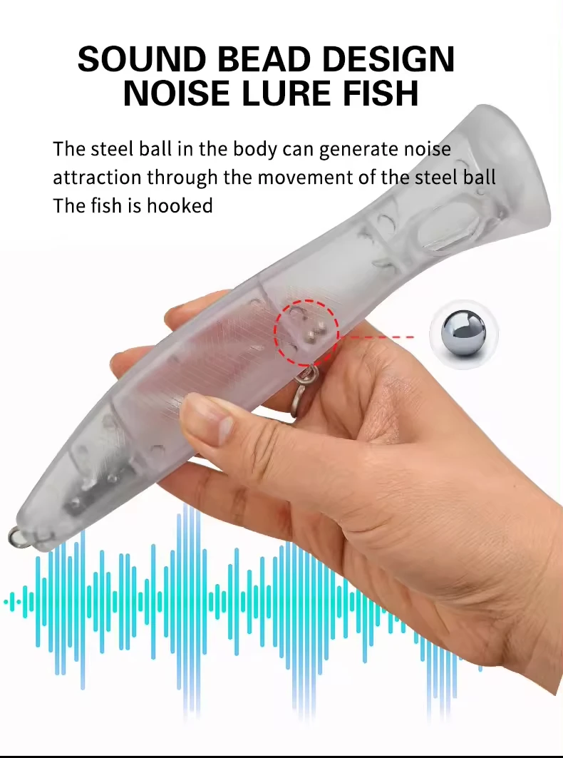 Cheery New OEM Topwater Popper Lure ABSPlastic Popper Lure - view 11