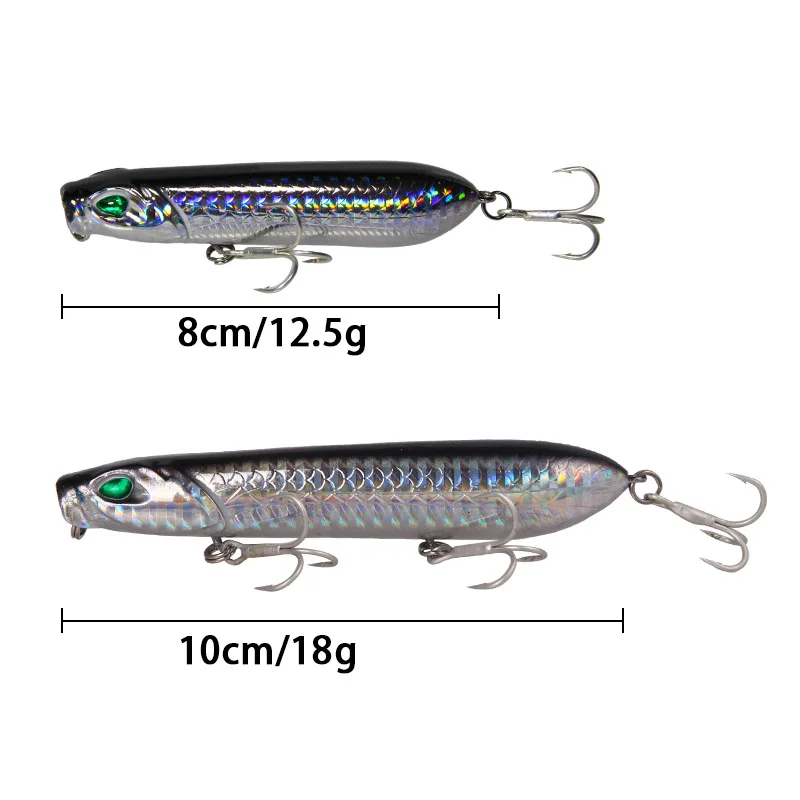 Premium Topwater Popper Bass Fishing Lure Silicone Multi-Species Lure - view 3