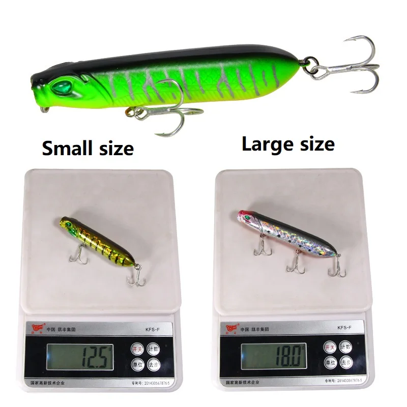 Premium Topwater Popper Bass Fishing Lure Silicone Multi-Species Lure - view 11