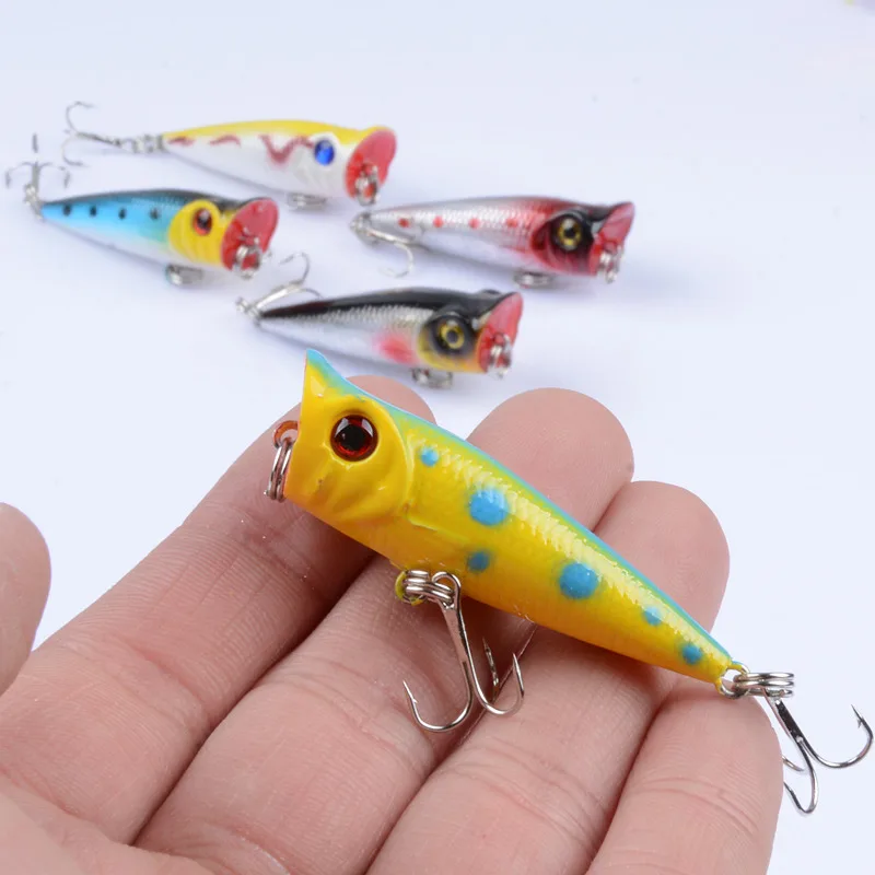 5cm 4 9g Topwater Hard Fishing Plastic Popper Lure - view 2
