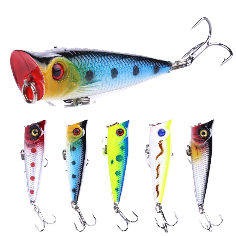 5cm 4 9g Topwater Hard Fishing Plastic Popper Lure - view 4