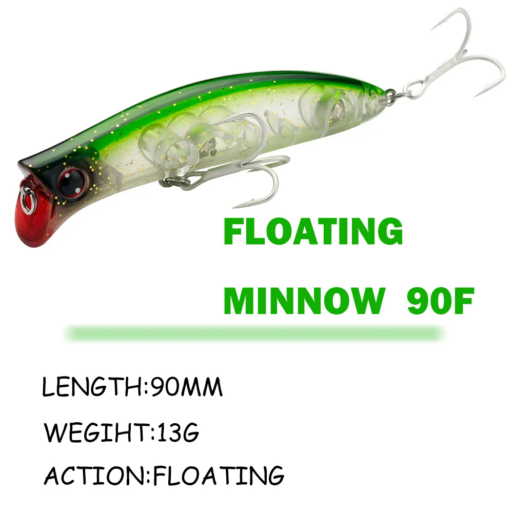 Cheery High Quality 90mm 13g 110mm ABS Minnow Lure - view 13