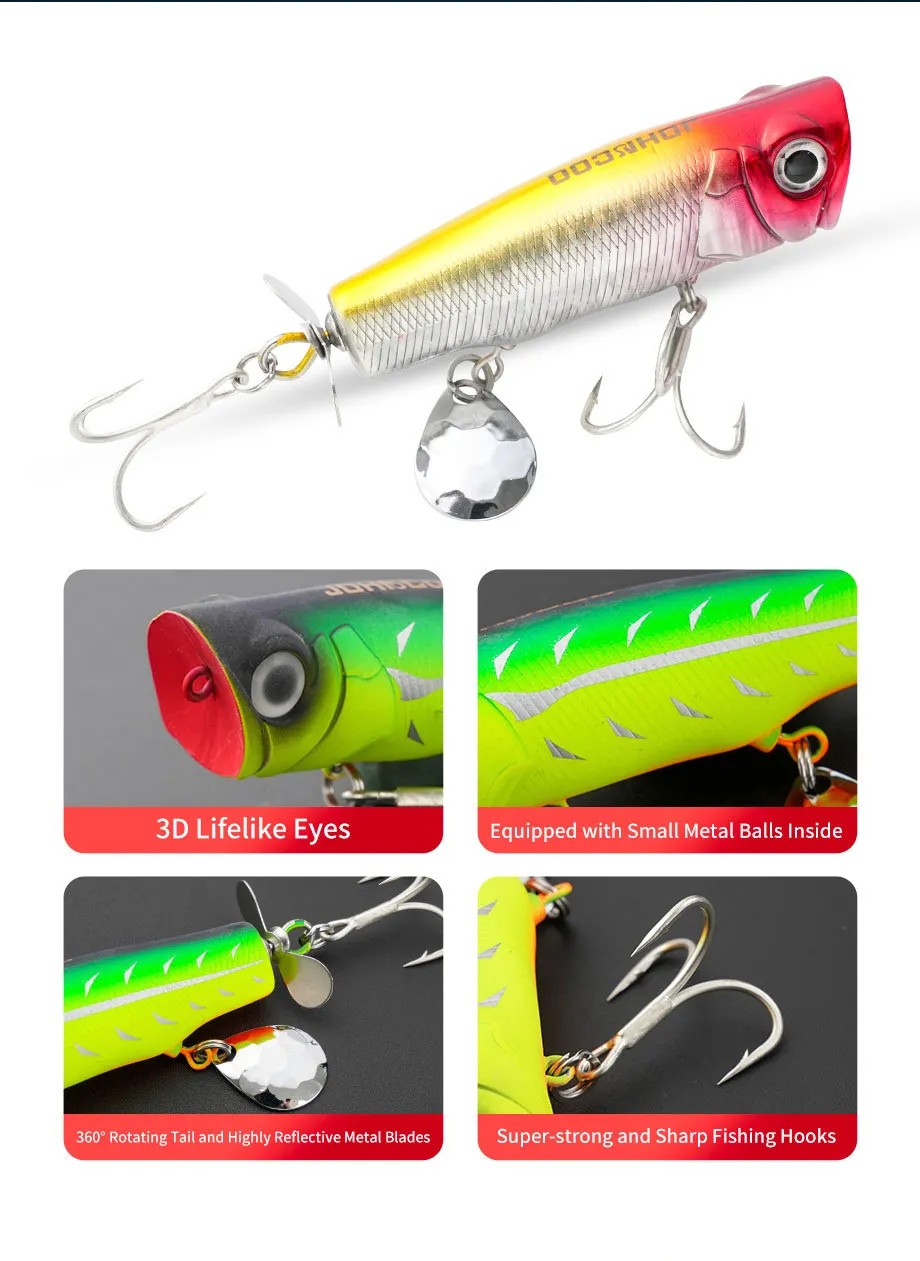 Cheery Long Range Floating Water Wave ABS Lure Kit - view 7