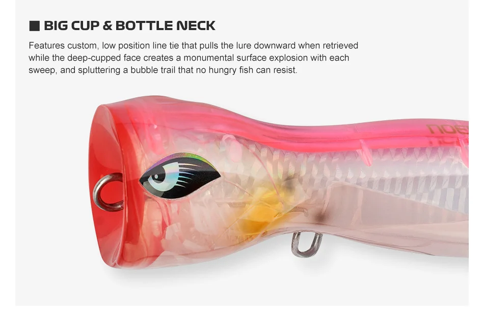NOEBY Offshore Inshore Fishing Popping Lures ABS Hard Lure - view 13