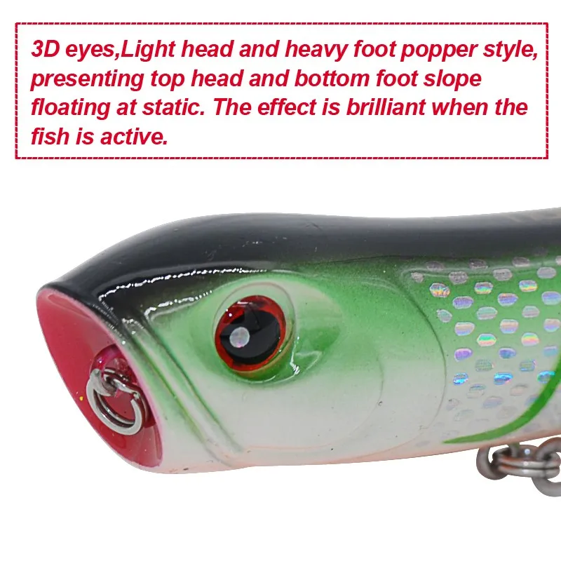 CHEERY Free Fishing Tackle Samples Top Metal Popper Lure - view 4