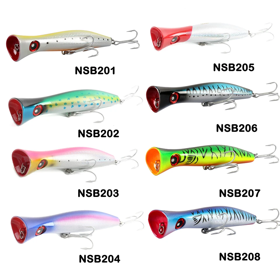 Popper Lures Fishing Sea Saltwater Floating ABS, Various, Various, Plastic Popper Lure - view 19