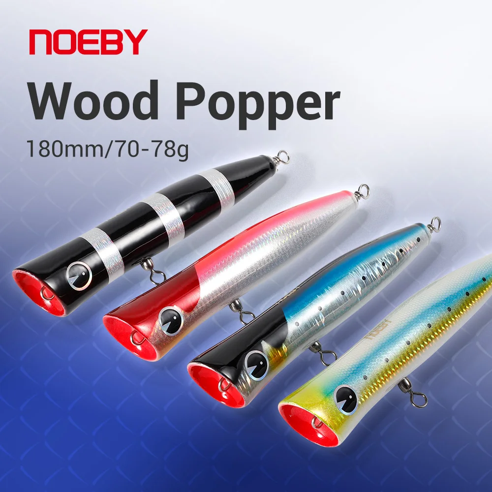 NOEBY OEM ODM GT Popper Tuna Wooden Popper Lure - view 7