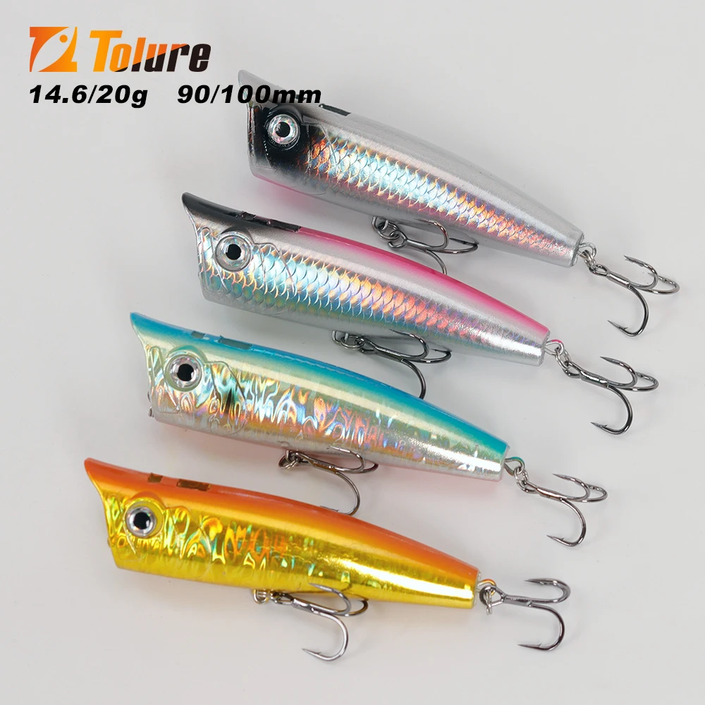 Fishing Popper Big Mouth Minnow Pencil ABS Popper Lure - view 9