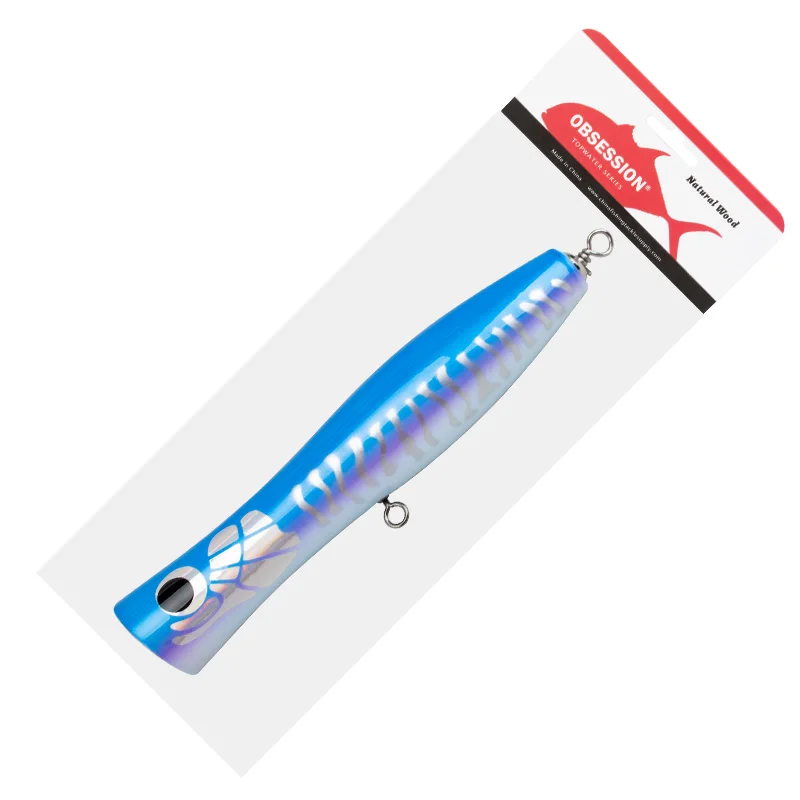 CHEERY WD130 21 9cm 120g Topwater Wooden Popper Lure - view 6
