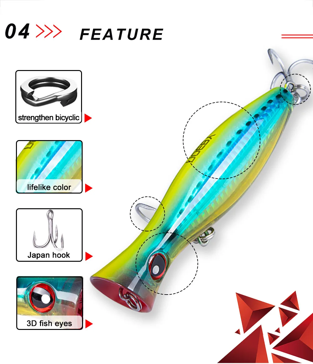 CHEERY High Quality New Arrival 120mm Stainless Steel, ABS Hard Lure - view 12