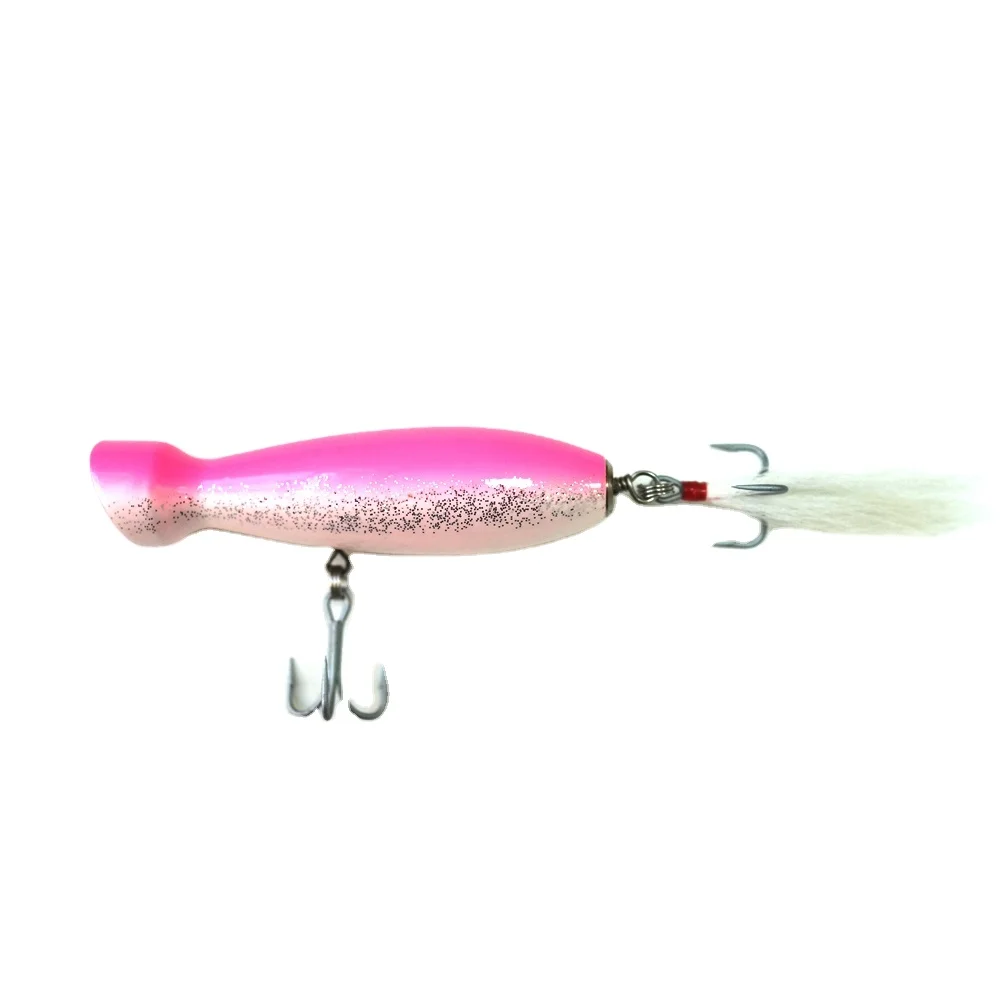Cheery 40g Popper Swim Bait Saltwater Wood Popper Lure - view 3