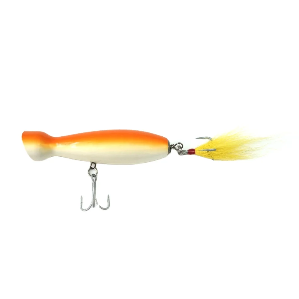 Cheery 40g Popper Swim Bait Saltwater Wood Popper Lure - view 6