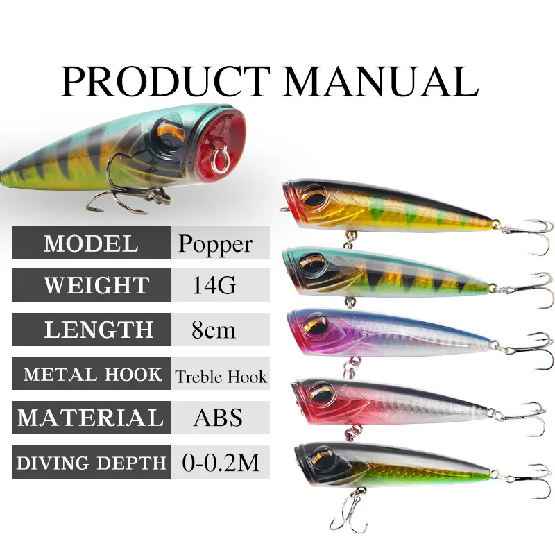 Cheery Luya 14g 8cm Long Cast ABSPlastic Bait - view 11