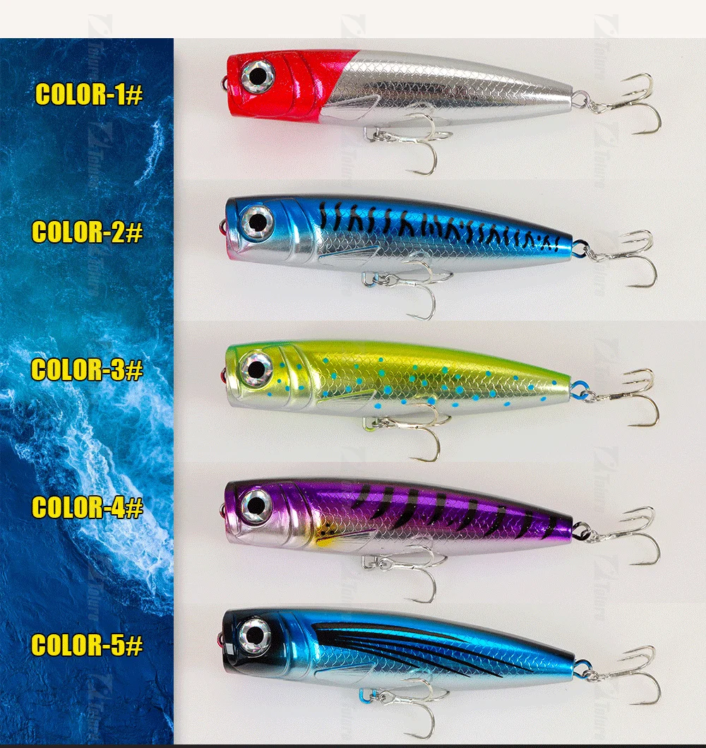 HOT Sale Best Popper Fishing Lures Plastic Popper Lure - view 12