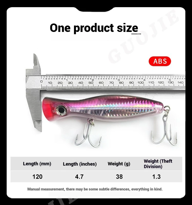 Exquisite Packaging 12cm 44g Polished Inner Plastic Hard Lure - view 8