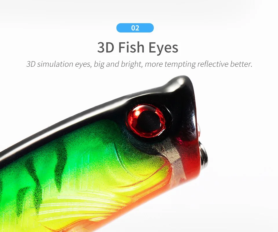 Top Water Popper Floating Fishing Lure Silicone Multi-Species Lure - view 10