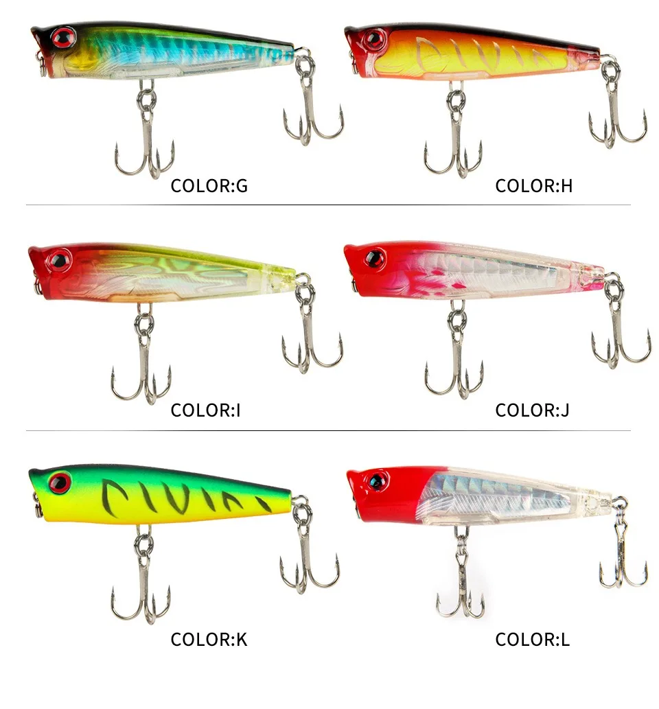 Top Water Popper Floating Fishing Lure Silicone Multi-Species Lure - view 15