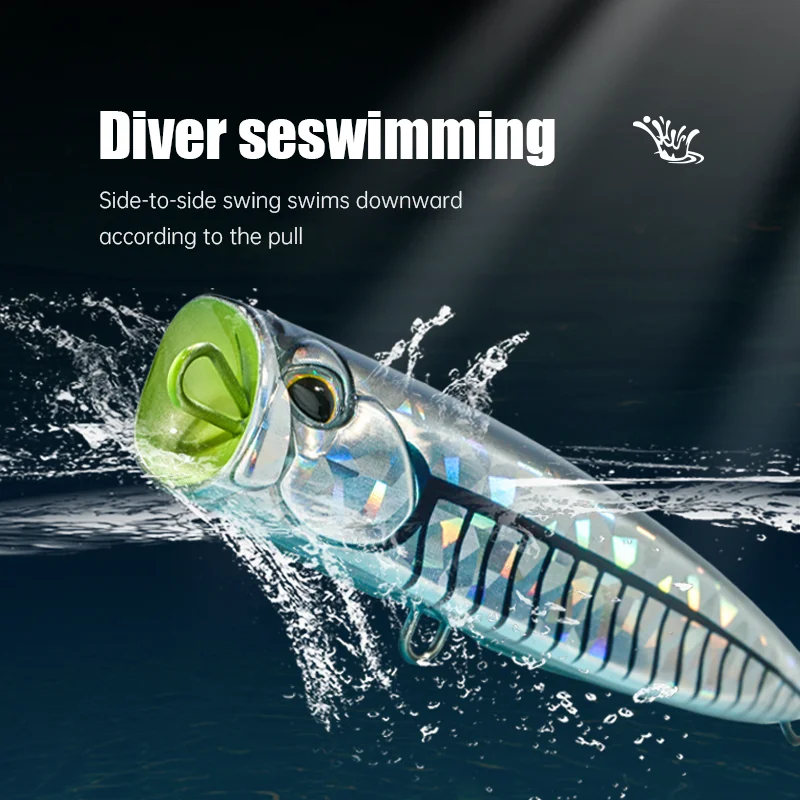 ZOZ New Design 160mm 47g Freshwater ABS Popper Lure - view 3