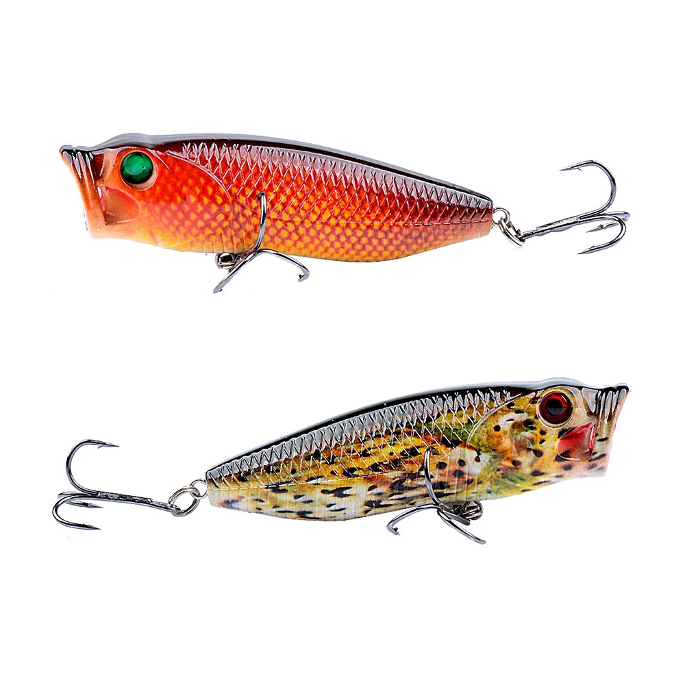 Cheery 80mm 14g Treble Hook Lifelike ABS Popper Lure - view 3