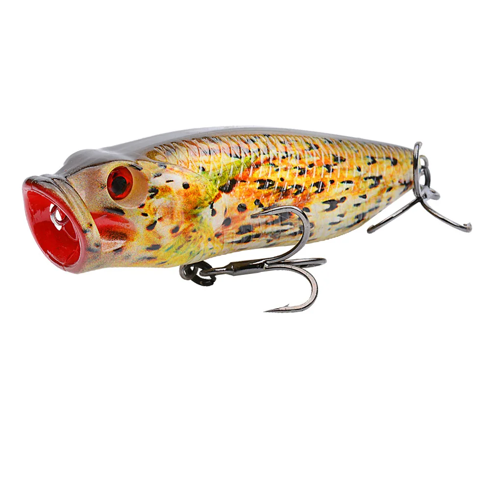 Cheery 80mm 14g Treble Hook Lifelike ABS Popper Lure - view 5