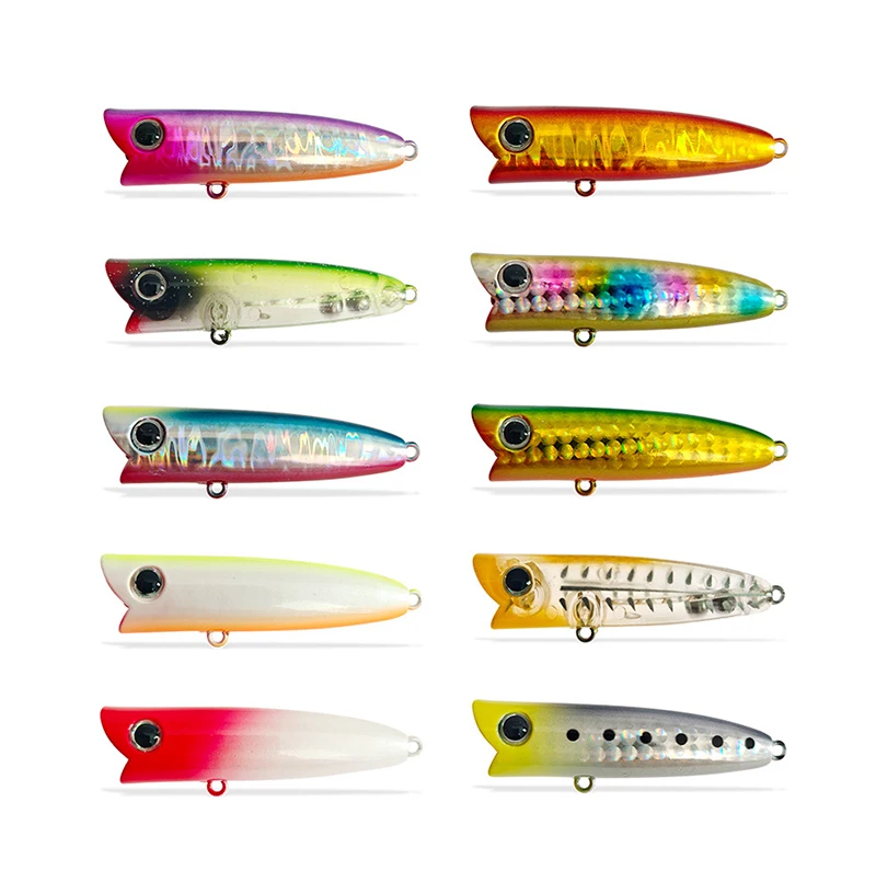Cheery 10 Color 6cm 7G AC60 ABS Plastic Popper Lure - view 7