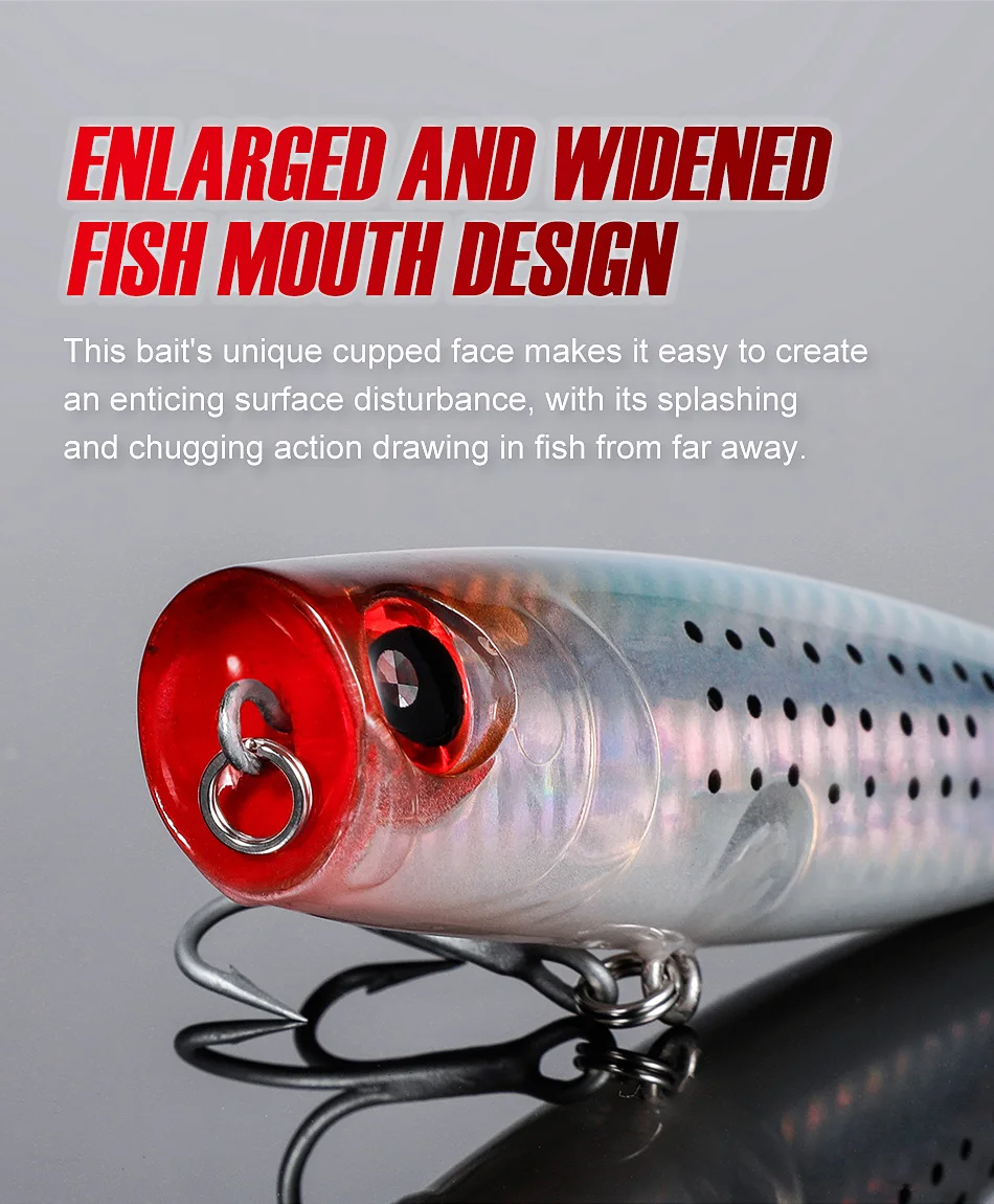 CHEERY High Quality Popper Lure Topwater ABS Popper Lure - view 8