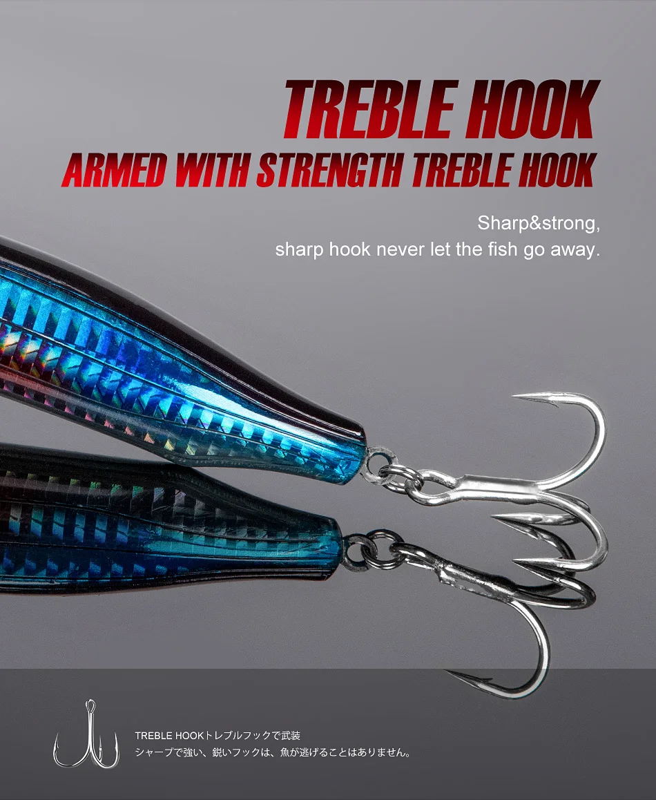 CHEERY Feed Popper Topwater 100mm20g 120mm29g ABS Popper Lure - view 3