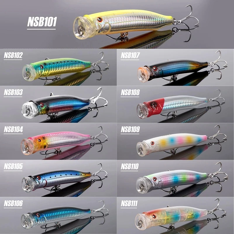 CHEERY Feed Popper Topwater 100mm20g 120mm29g ABS Popper Lure - view 12