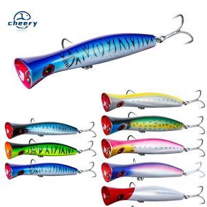 CHEERY Surf Fishing Poppers GT Tuna Acero inoxidable, ABS, Plástico Hard Lure - view 1