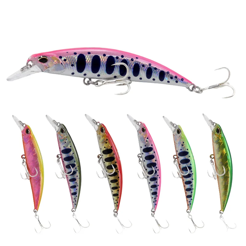 Wholesale 12g 80mm Sinking Minnow Fishing ABS Various - view 5
