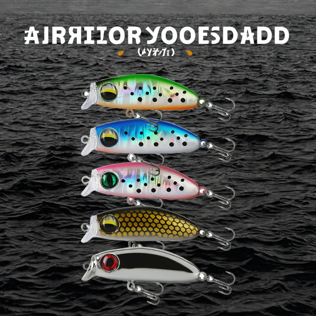 41mm 2 8g Slow Sinking Mini ABS Minnow Lure - view 8