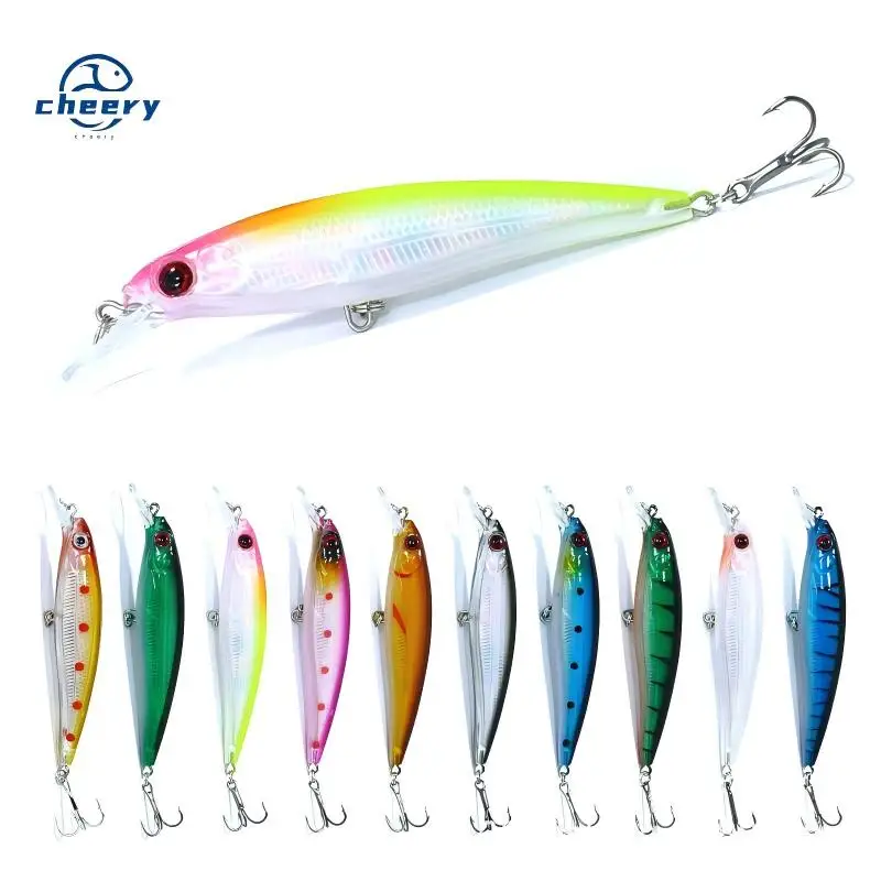 CHEERY 11cm 13 4g Bionic Minnow ABS, Plastic Minnow Lure - view 7