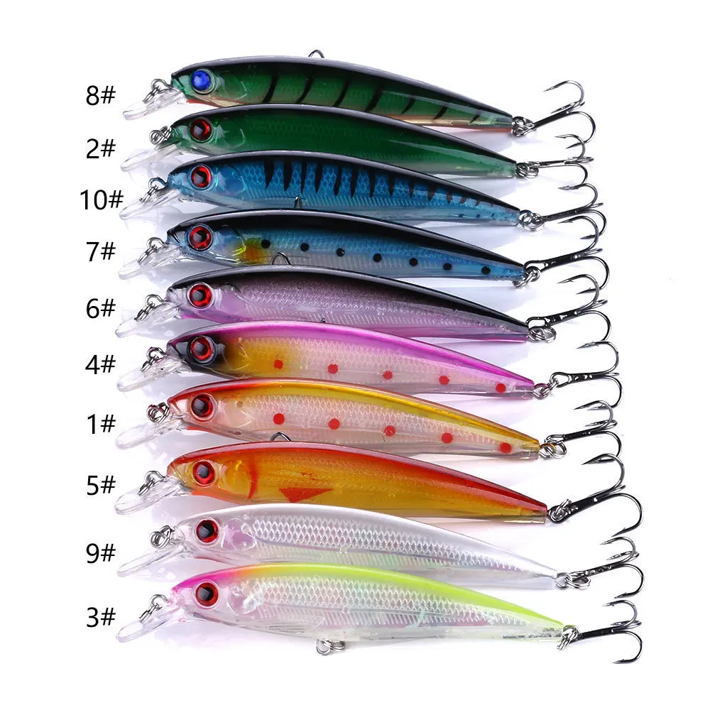 CHEERY 11cm 13 4g Bionic Minnow ABS, Plastic Minnow Lure - view 14