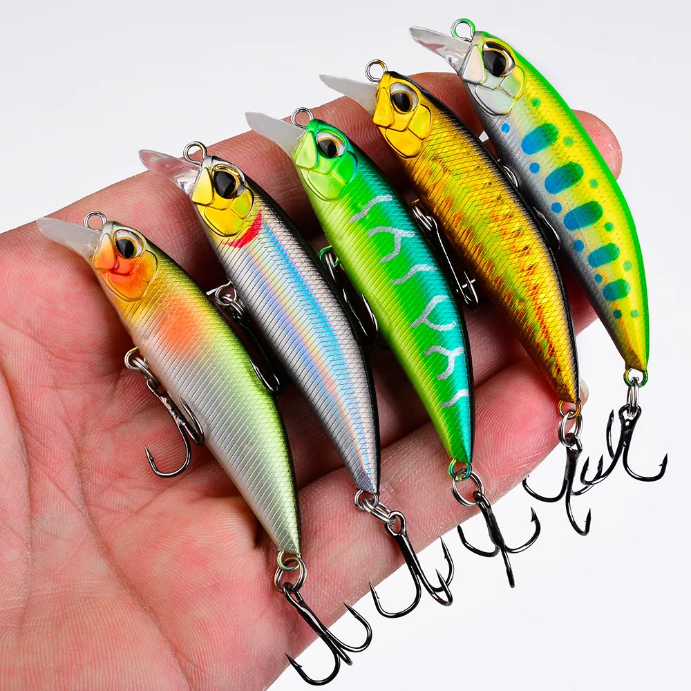 Hot Sale 5cm 7cm Sinking Minnow Stainless Steel, ABS, Plastic Lure Accessories - view 2