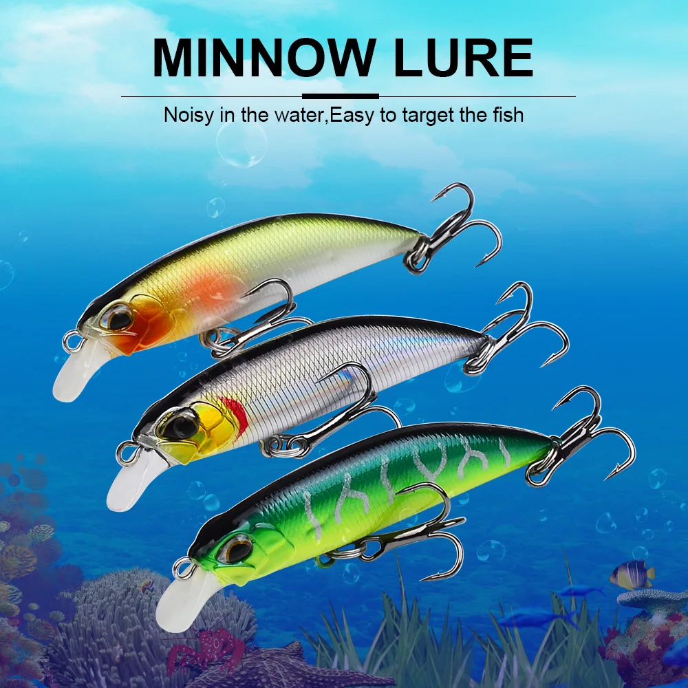 Hot Sale 5cm 7cm Sinking Minnow Stainless Steel, ABS, Plastic Lure Accessories - view 7