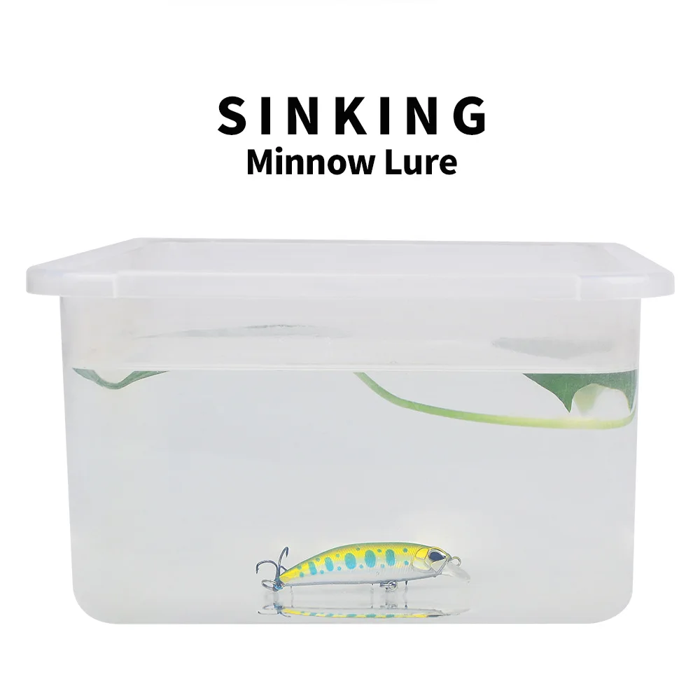 Hot Sale 5cm 7cm Sinking Minnow Stainless Steel, ABS, Plastic Lure Accessories - view 15