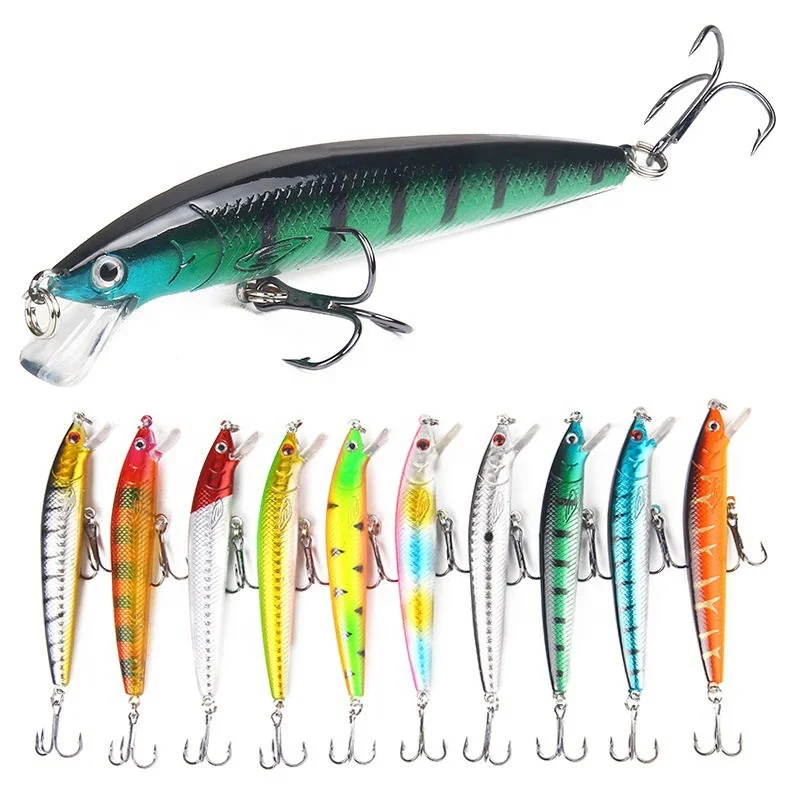 10cm 9g Hard Fishing Lure Baits ABS Integrated Bait - view 2