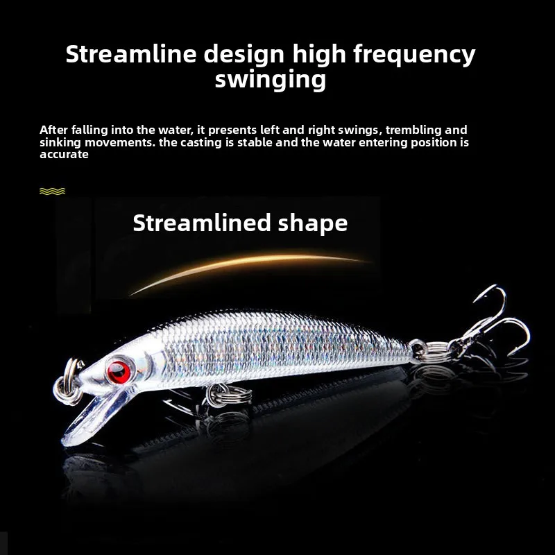 6cm 4g Slow Sinking Micro Plastic Plastic Lure Accessories - view 2