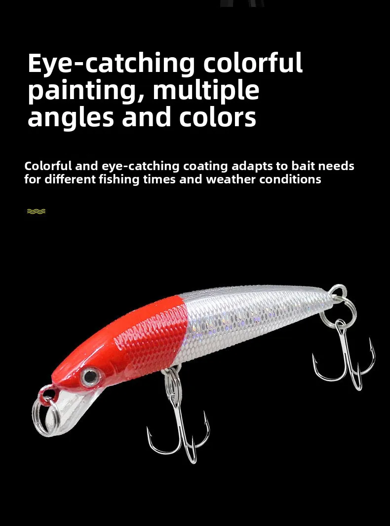 6cm 4g Slow Sinking Micro Plastic Plastic Lure Accessories - view 11