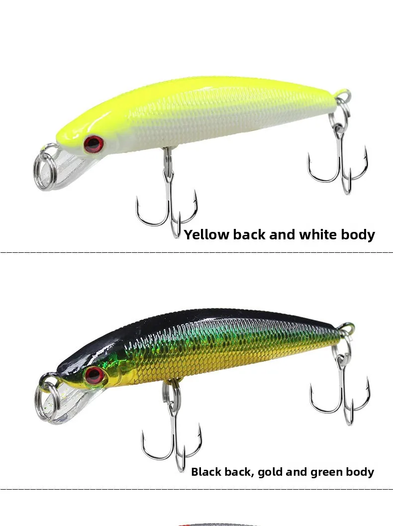 6cm 4g Slow Sinking Micro Plastic Plastic Lure Accessories - view 13