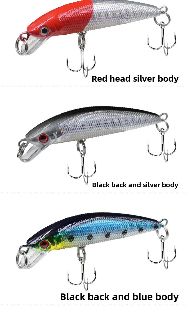 6cm 4g Slow Sinking Micro Plastic Plastic Lure Accessories - view 14