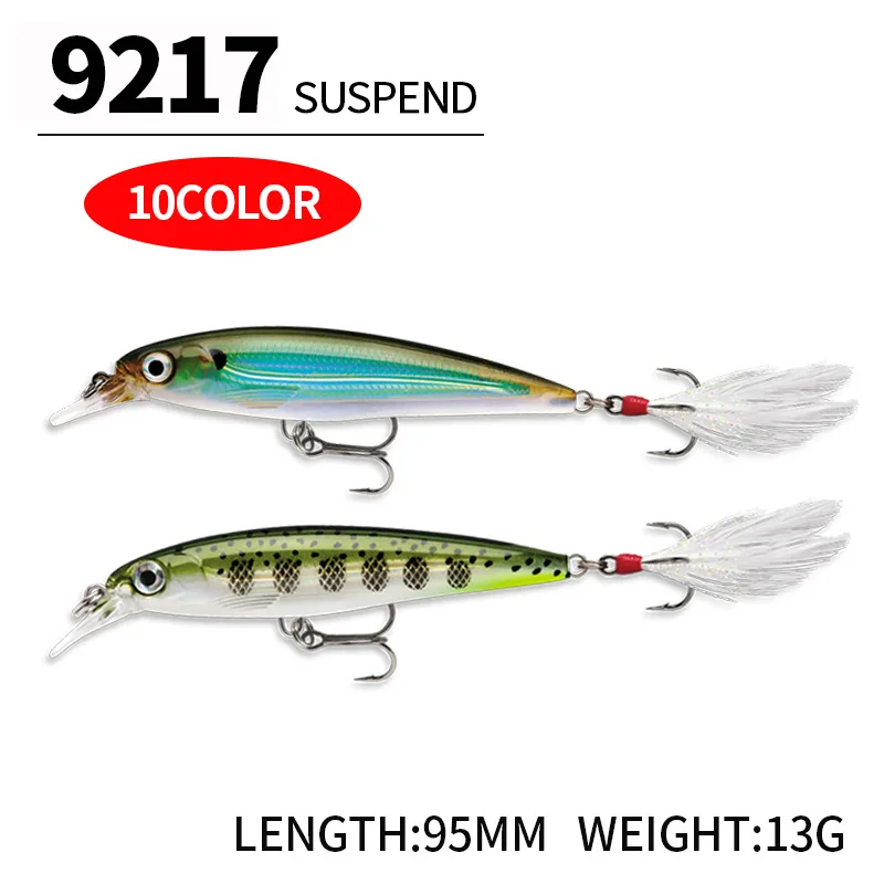 Luya Bait 95mm 13g Bait Floating Plastic Minnow Lure - view 4