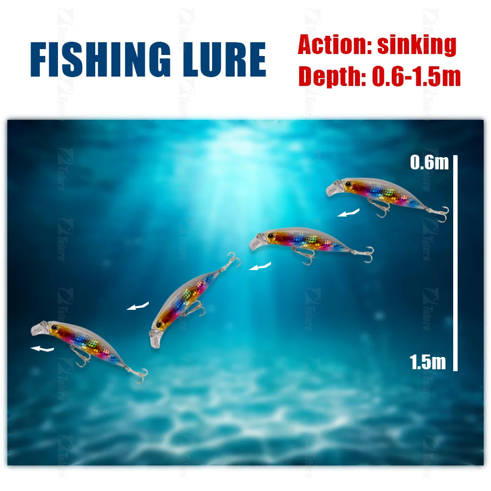 Sinking Lure Saltwater Fishing 95mm 30g Plastic Minnow Lure - view 5