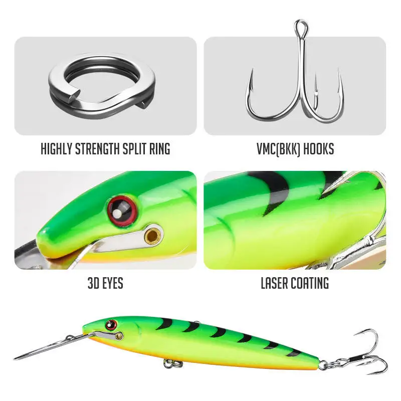 CHEERY New Arrival 130 185 225mm ABS Multi-Species Lure - view 3