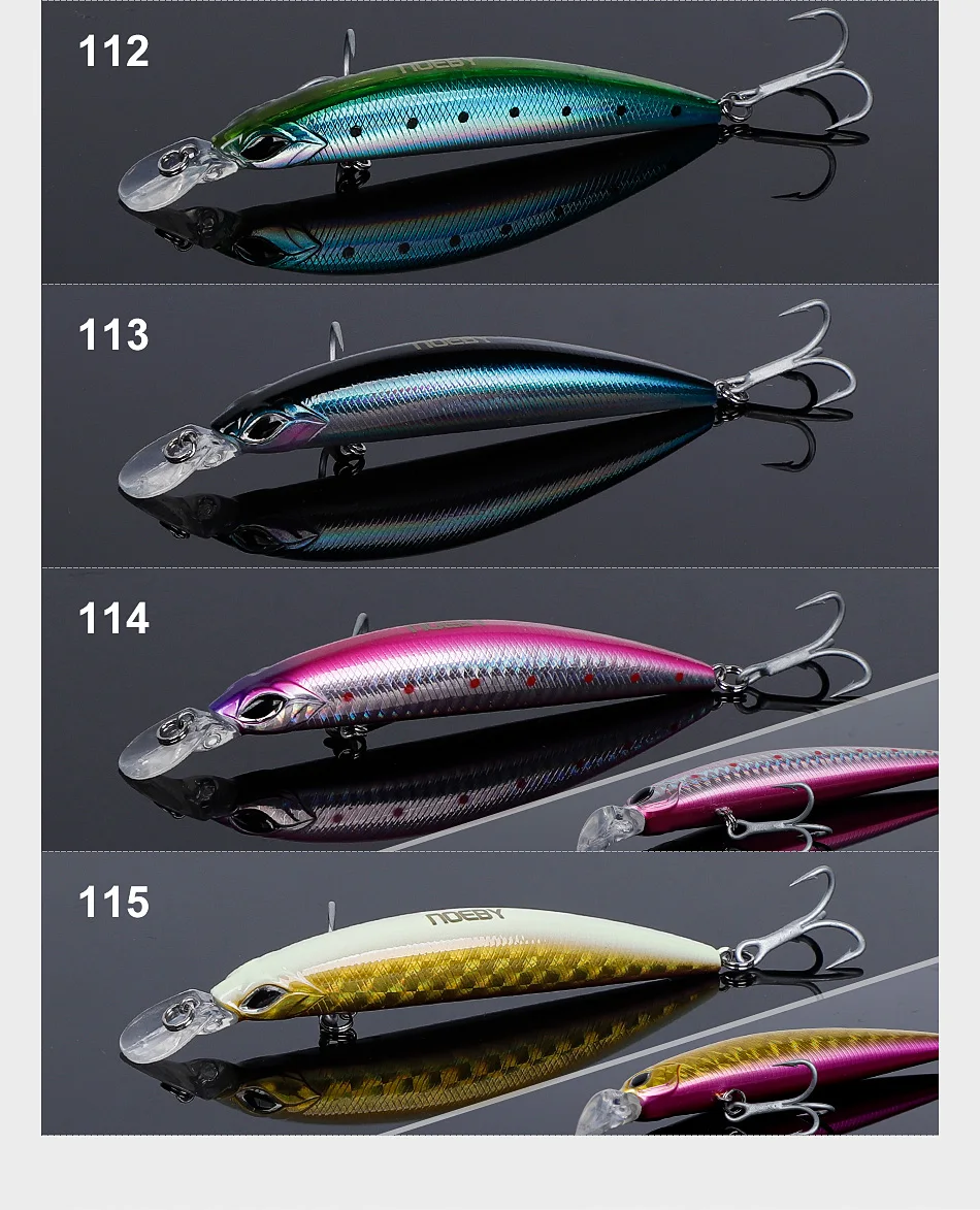 CHEERY Sinking 110mm 19g Minnow Lure ABSPlastic Lure - view 11