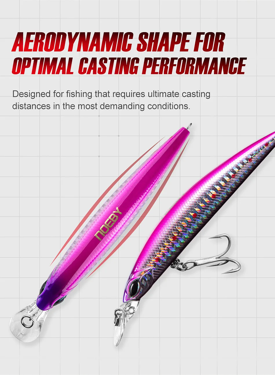 CHEERY Sinking 110mm 19g Minnow Lure ABSPlastic Lure - view 13